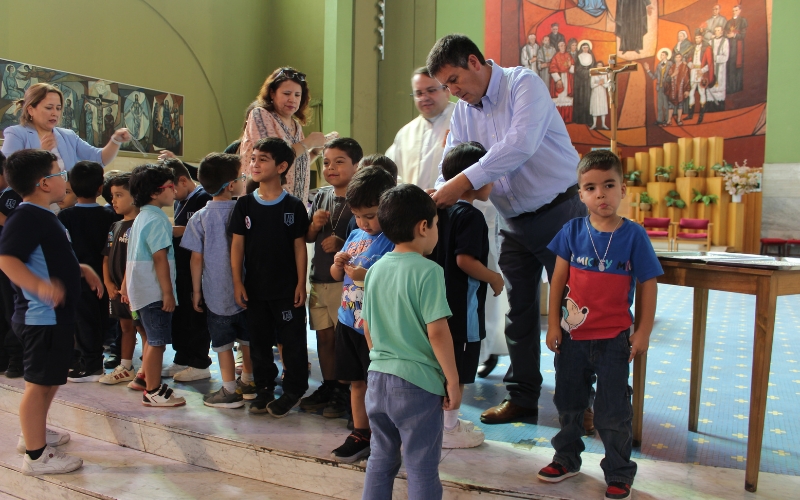 Con alegría y espíritu salesiano: nuevas familias se integran al Liceo Manuel Arriarán Barros